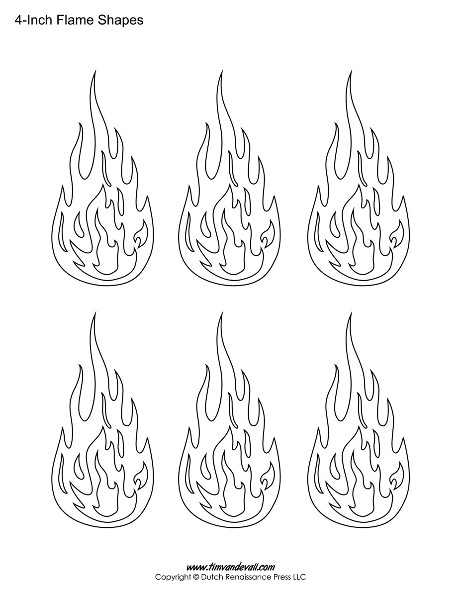 Flame Template Printable Tim s Printables Flame Template Printable Tim s Printables