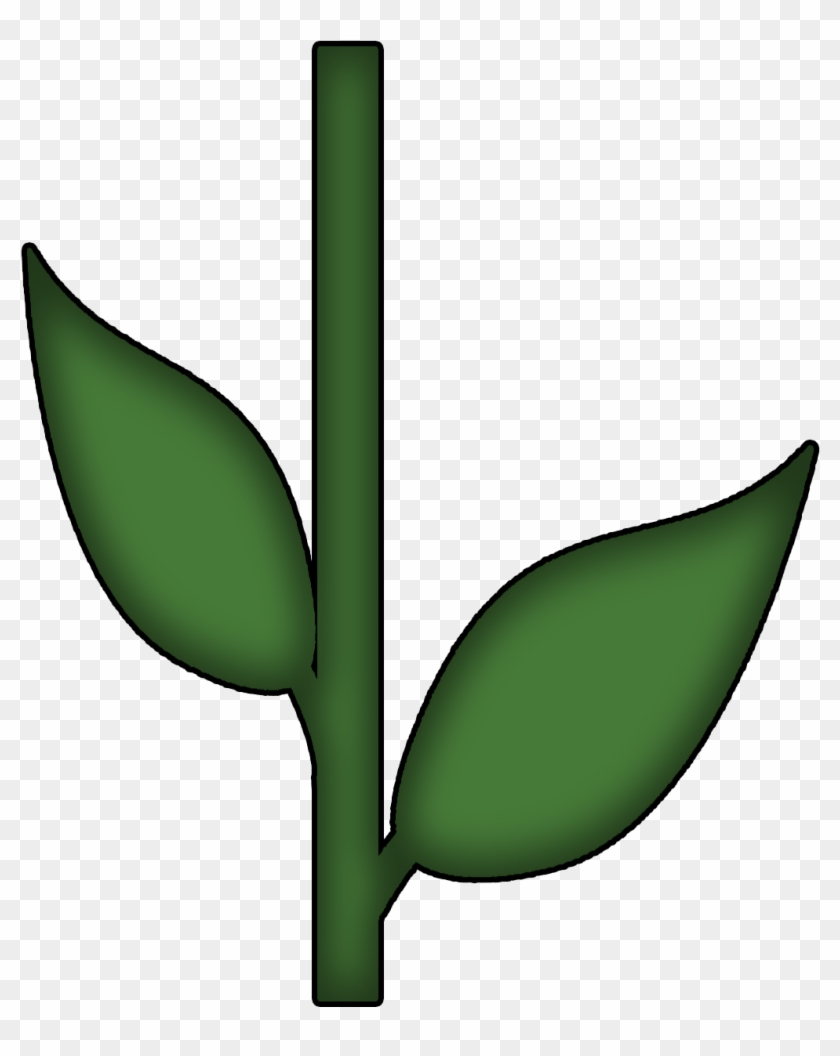 Flower Stem And Leaf Free Transparent PNG Clipart Images Download