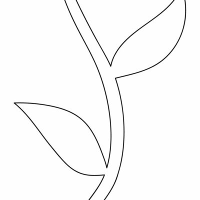 Flower Stems 12 Free PDF Printables Printablee