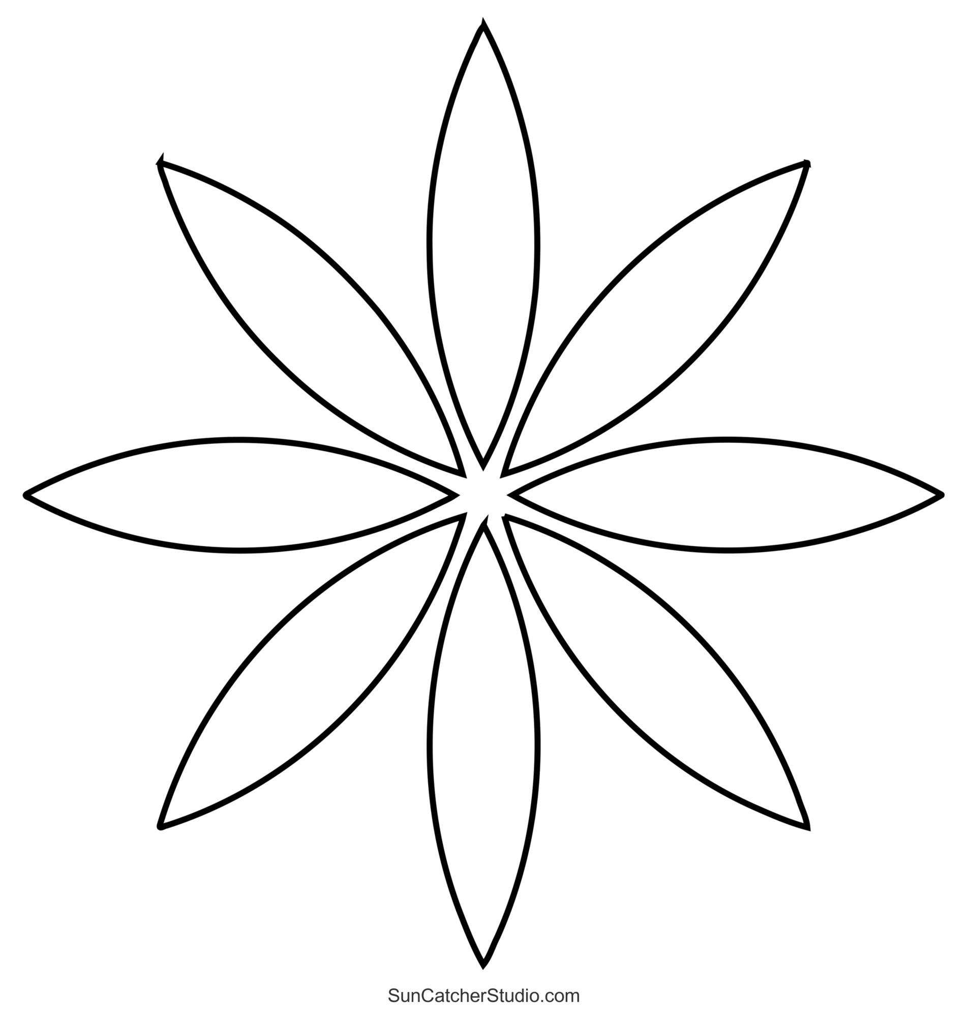 printable flower template pattern pdf printable flower template pattern pdf