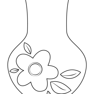 Flower Vase Printable Printable Party Favors