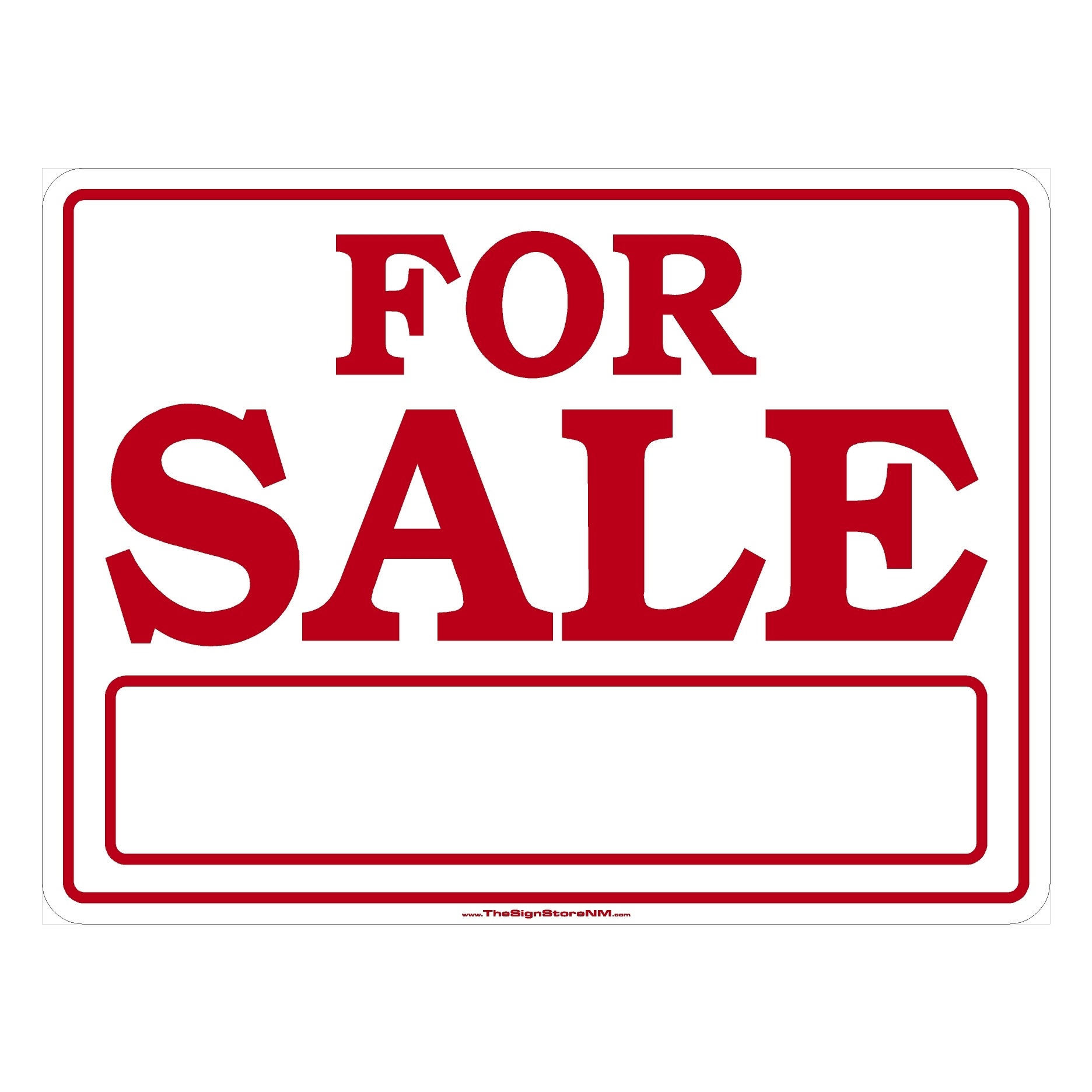 For Sale Sign 2 The Sign Store NM