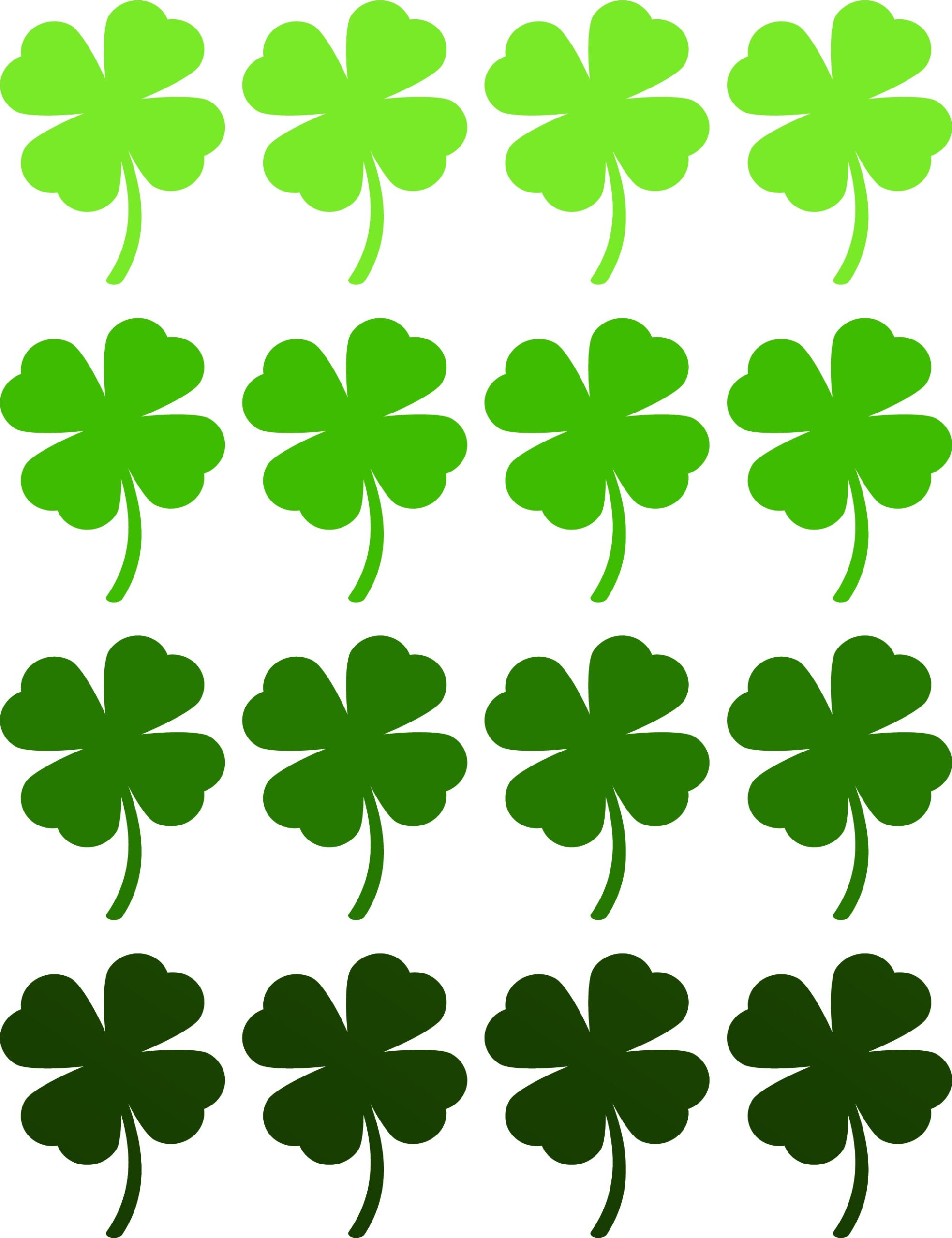 four leaf clover printable