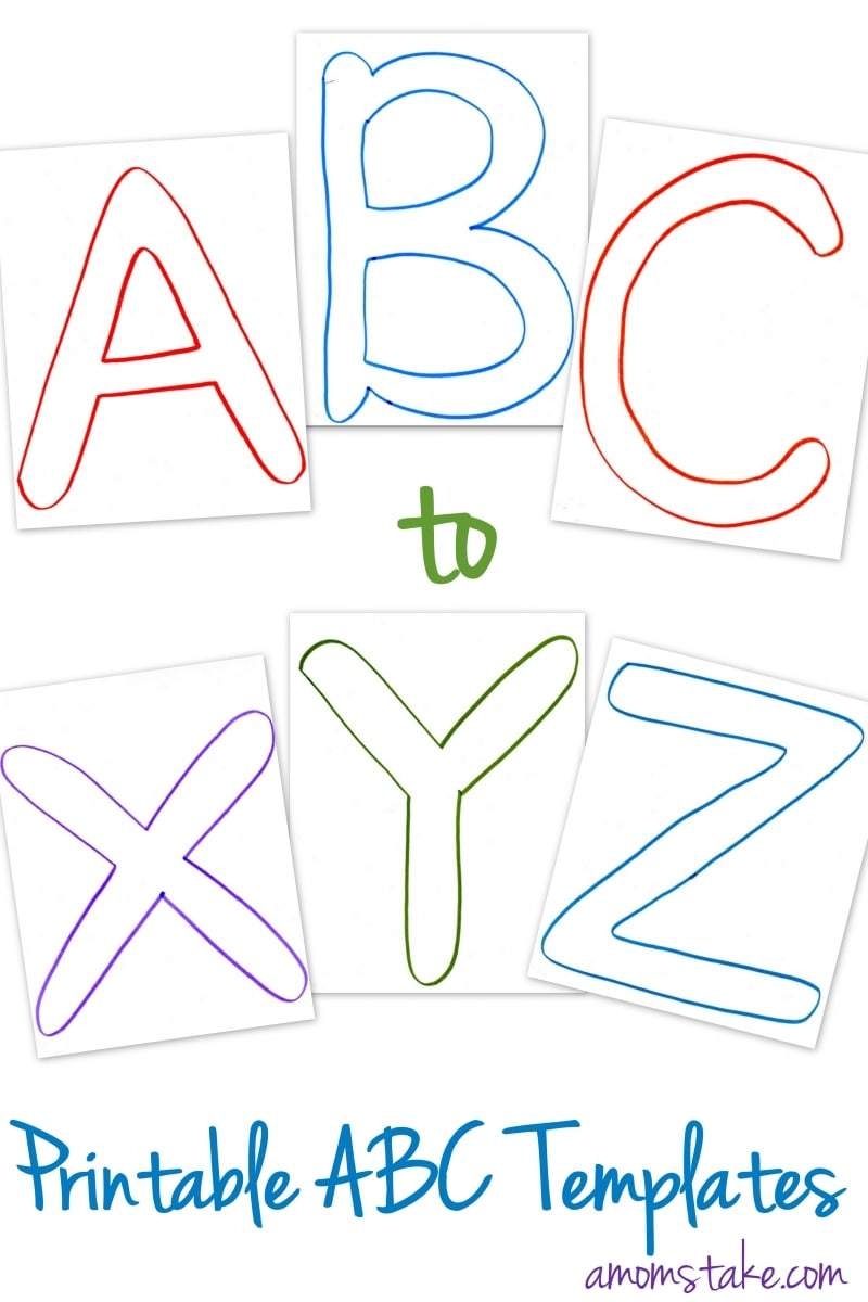 abc template printable abc template printable