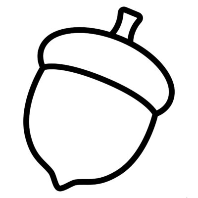 FREE Acorn Templates For Crafts Happy Toddler Playtime