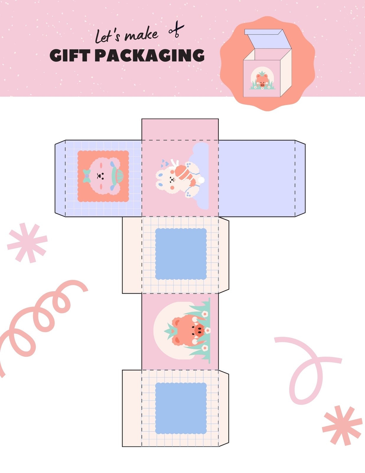 Free And Customizable Blind Box Templates