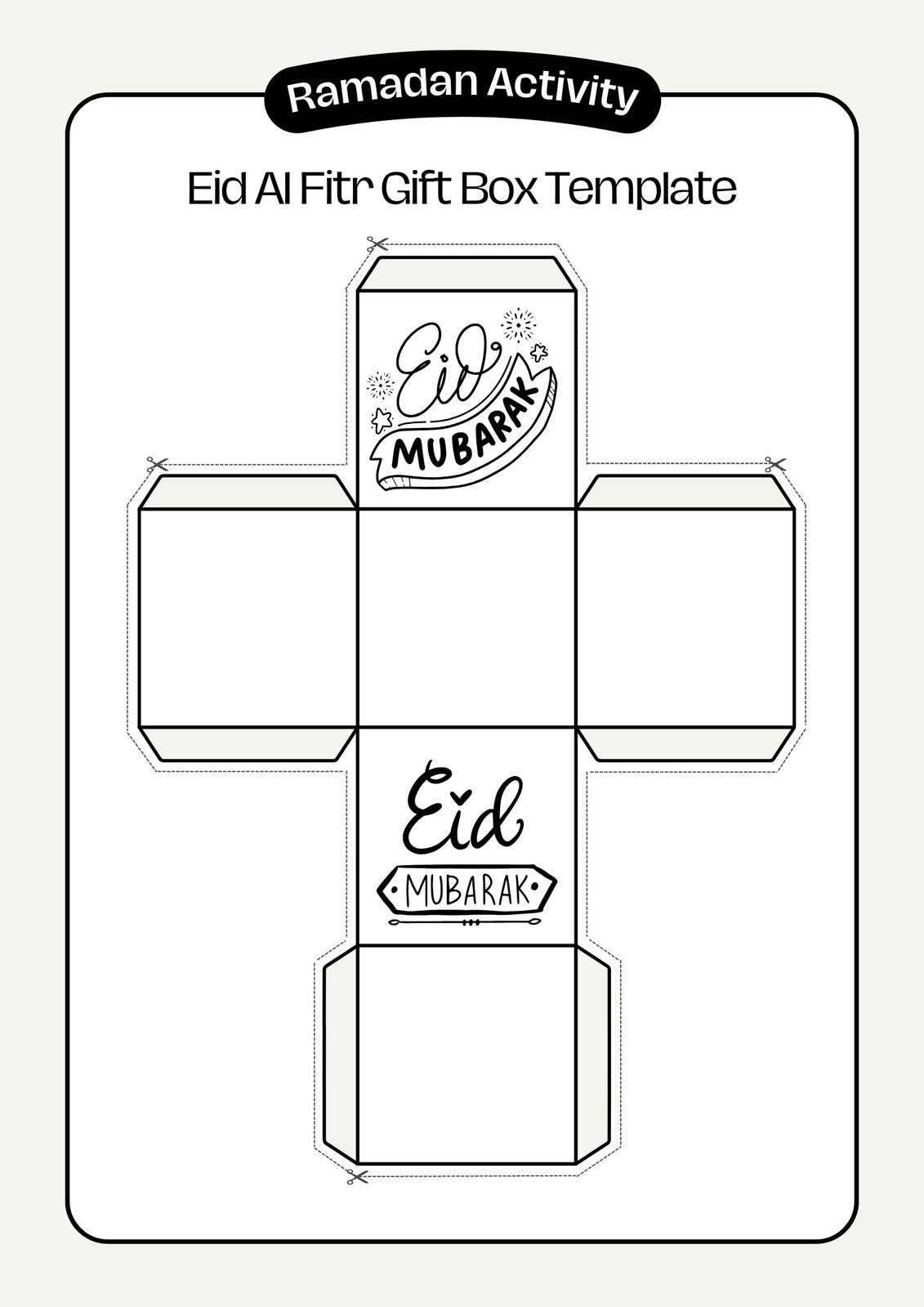 Free And Customizable Blind Box Templates