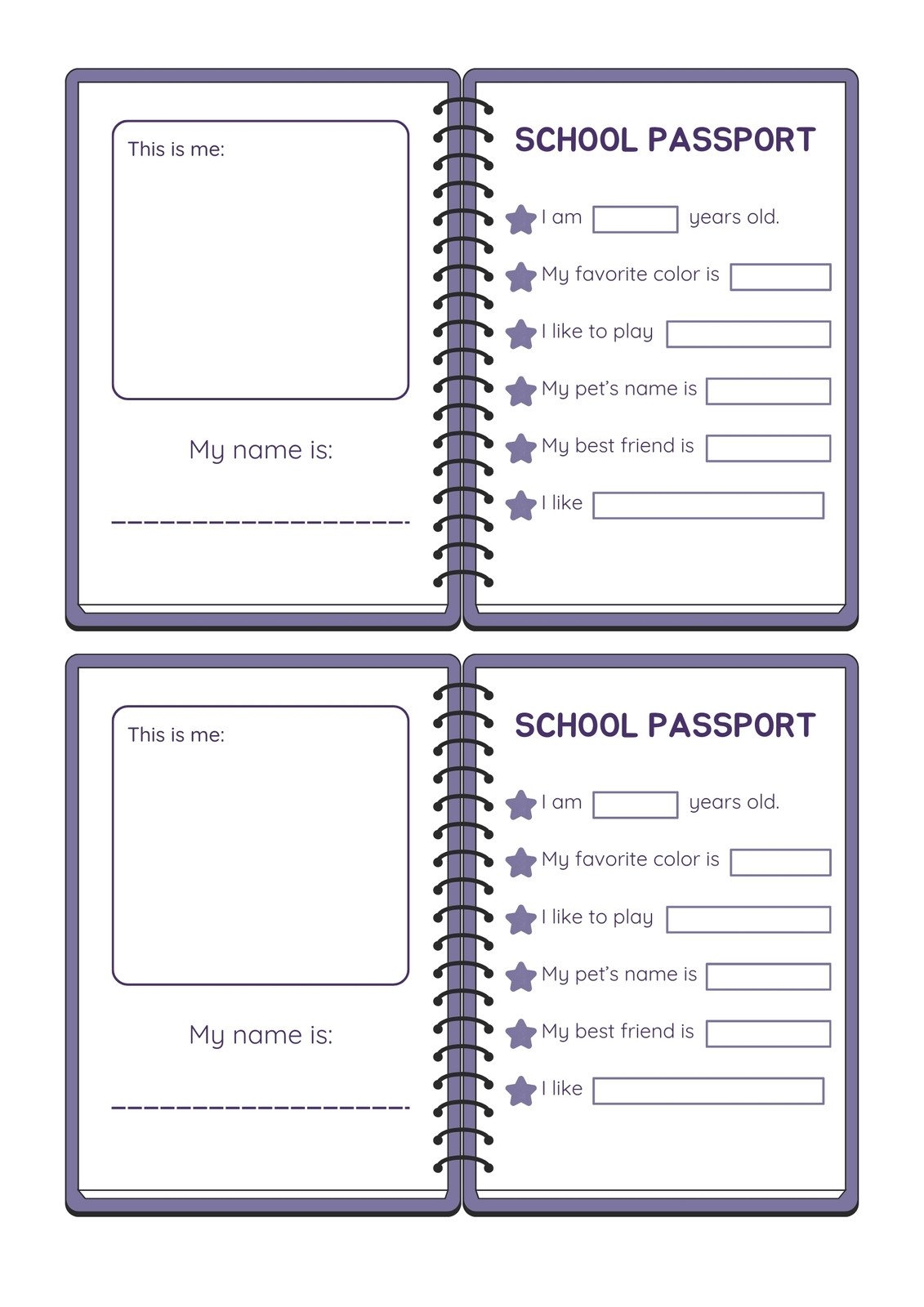 printable passport for events printable passport for events