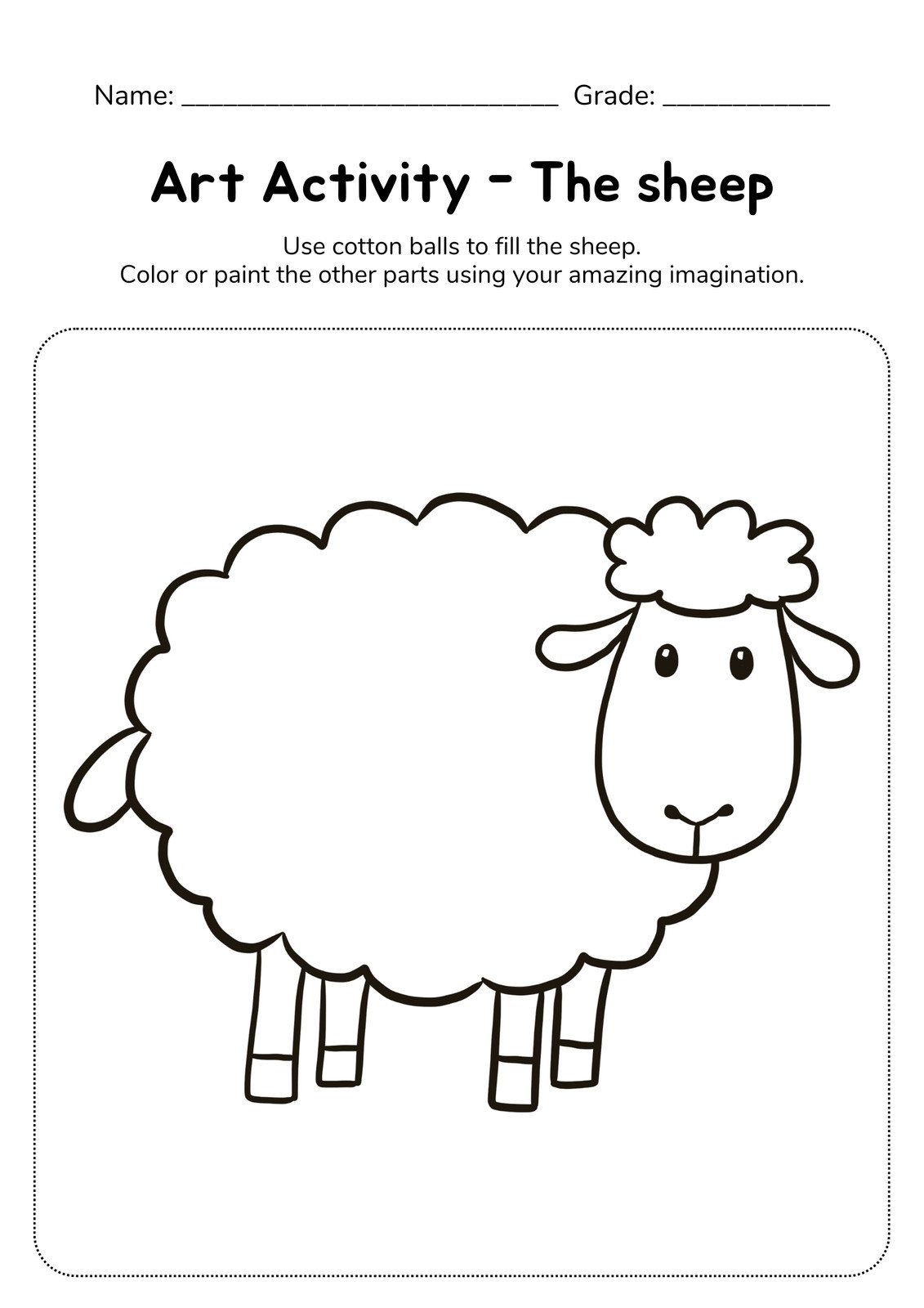 Free And Customizable Sheep Templates Free And Customizable Sheep Templates
