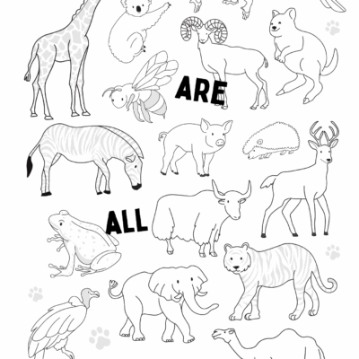 Free Animals Coloring Pages Printable