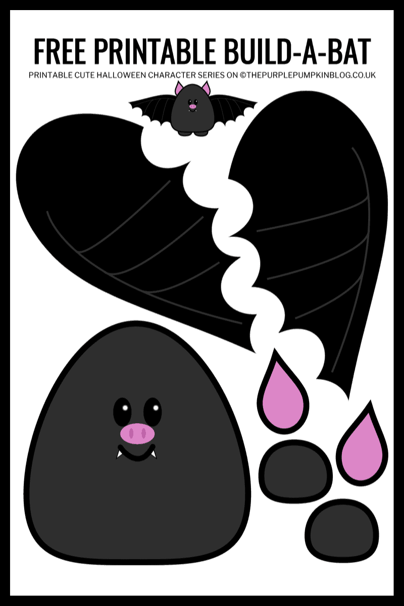 bat template printable pdf