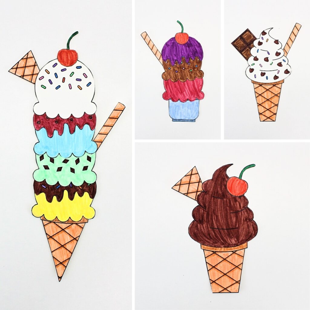 Free Build An Ice Cream Cone Printable The Craft at Home Family Free Build An Ice Cream Cone Printable The Craft at Home Family