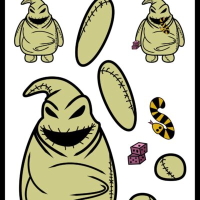 Free Build Oogie Boogie Printable Template For Halloween