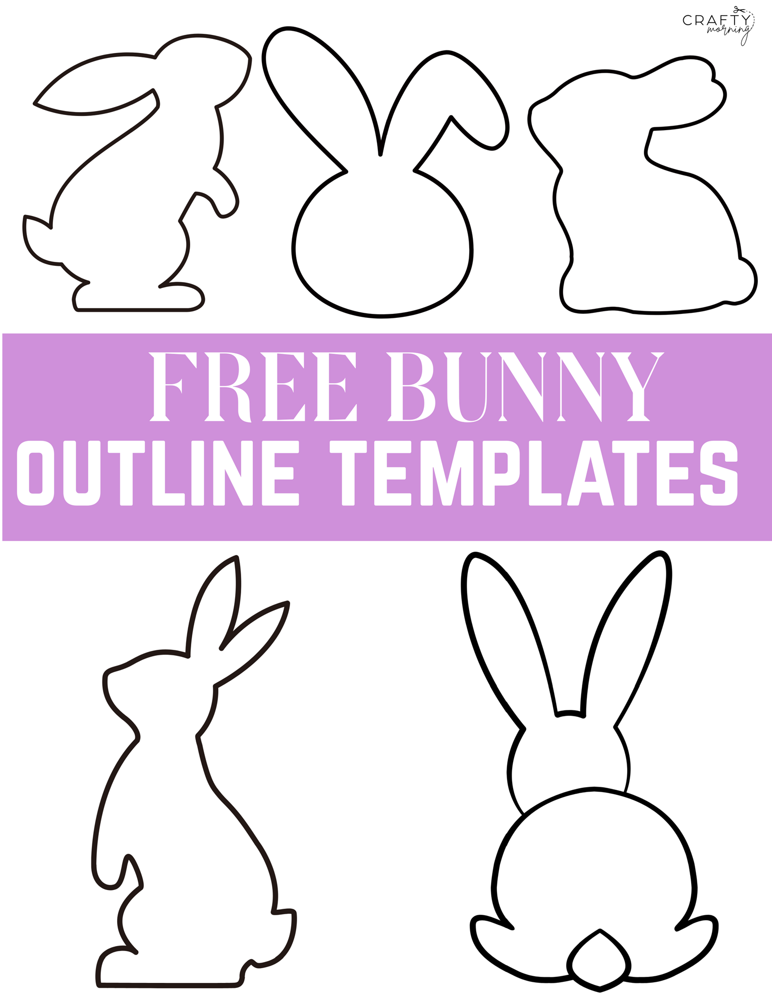rabbit template printable