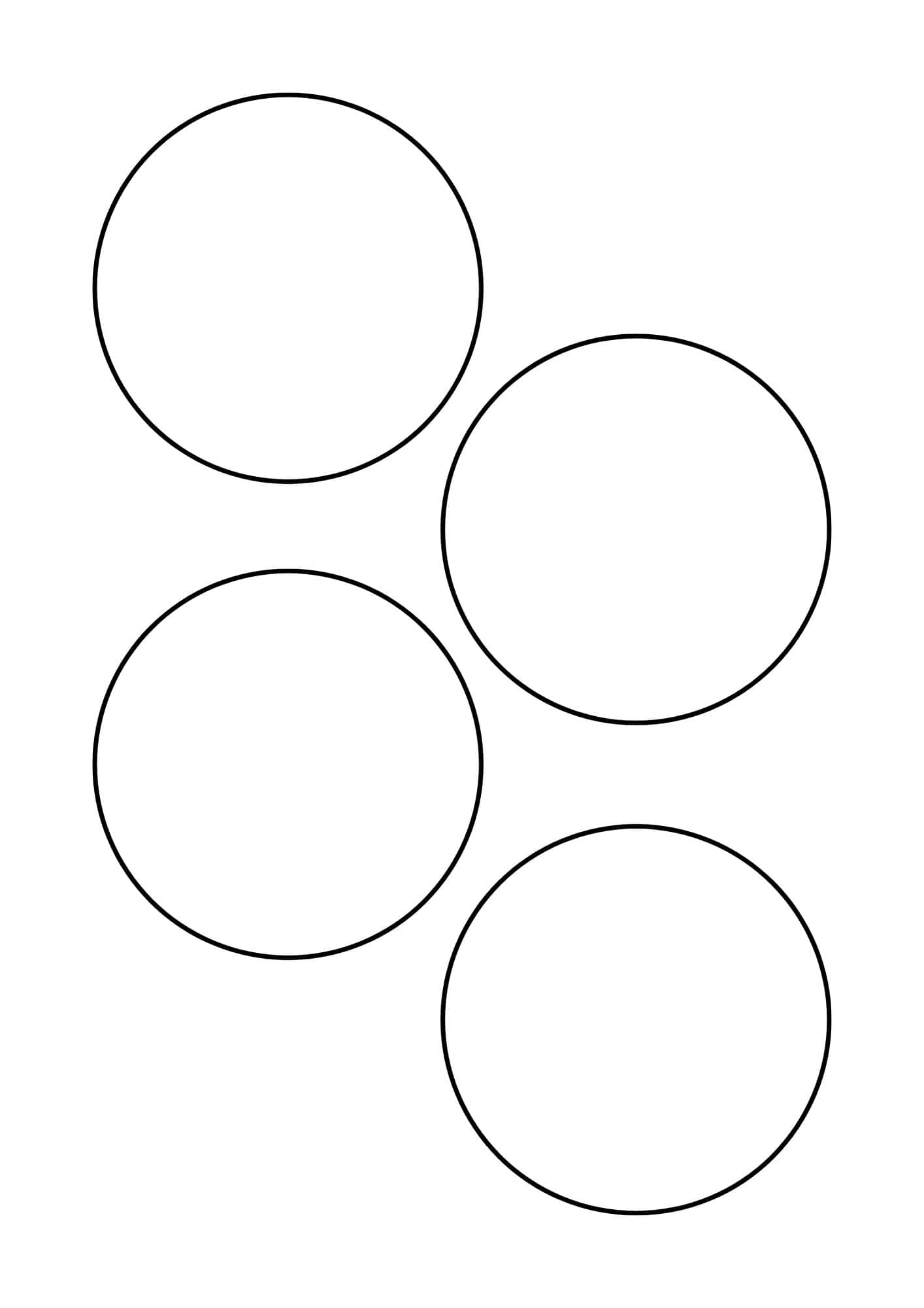 Free Circle Template Printable 12 Different Sizes The Pink Craft Box