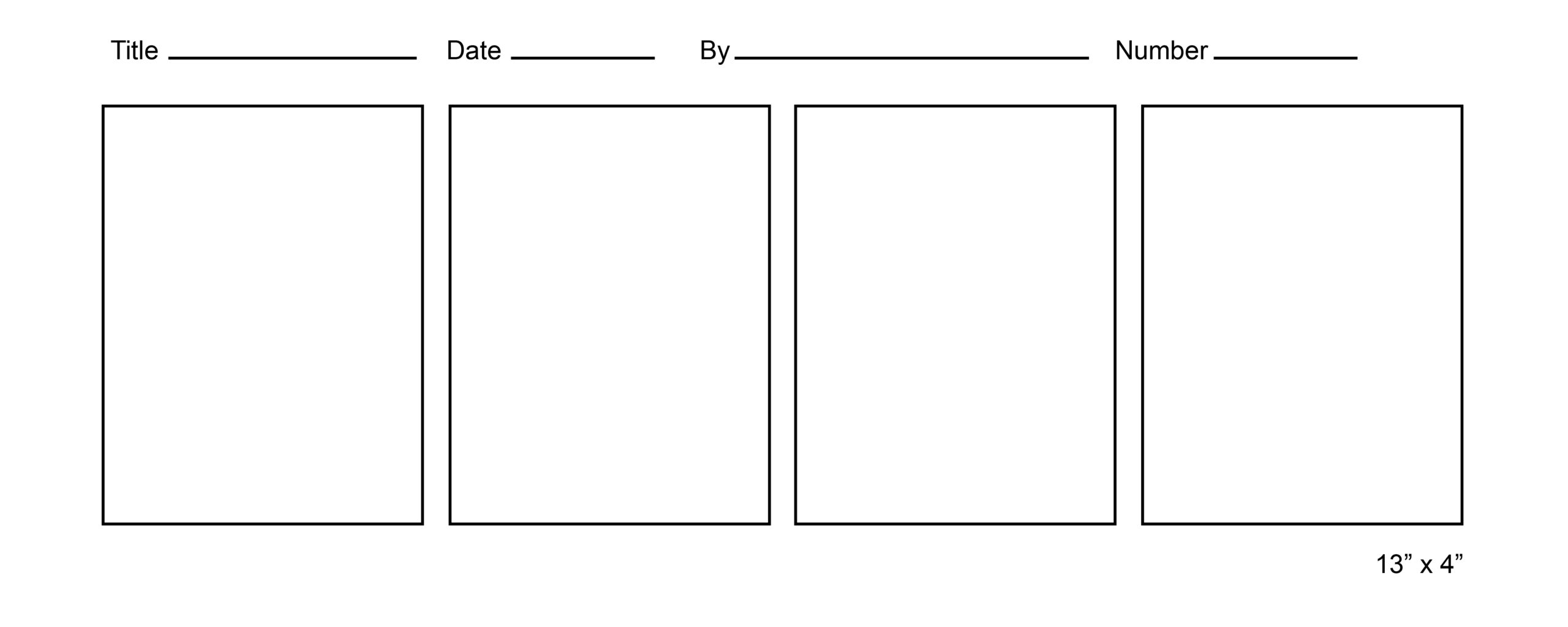 Free Comic Strip Template For Kids