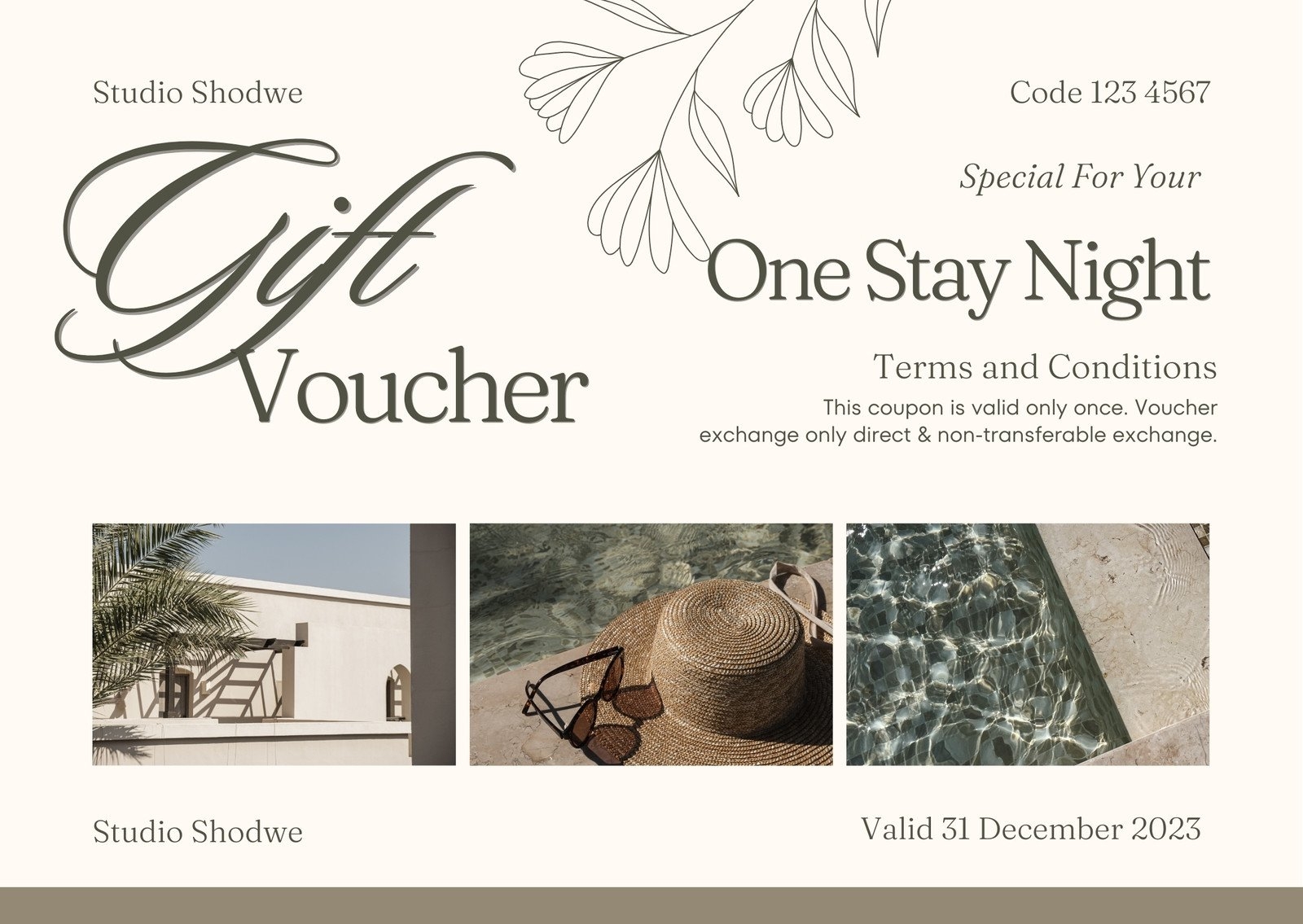 Free Custom Printable Hotel Gift Certificate Templates Canva