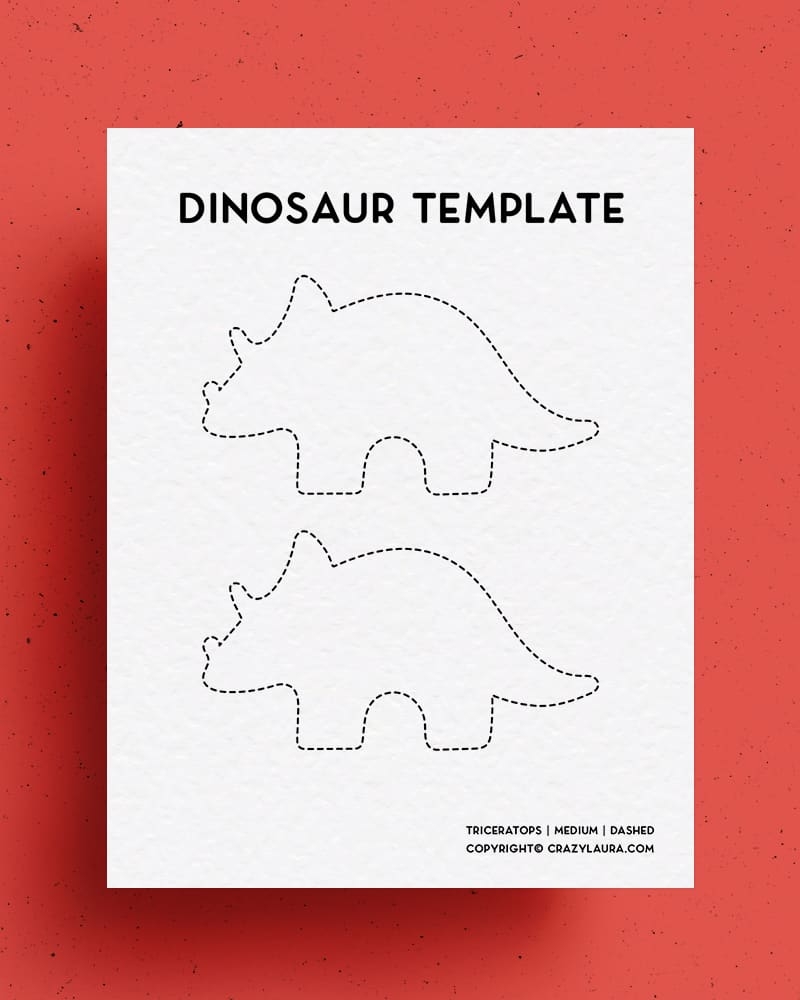 printable dinosaur template