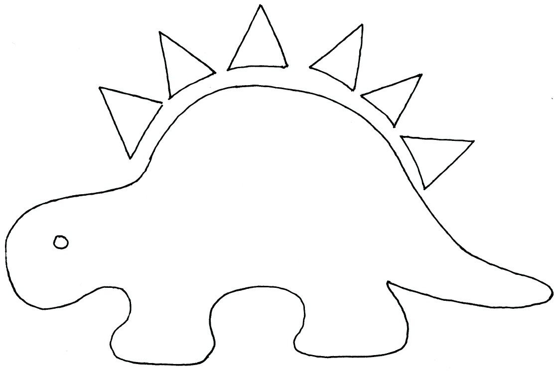 dinosaur template printable
