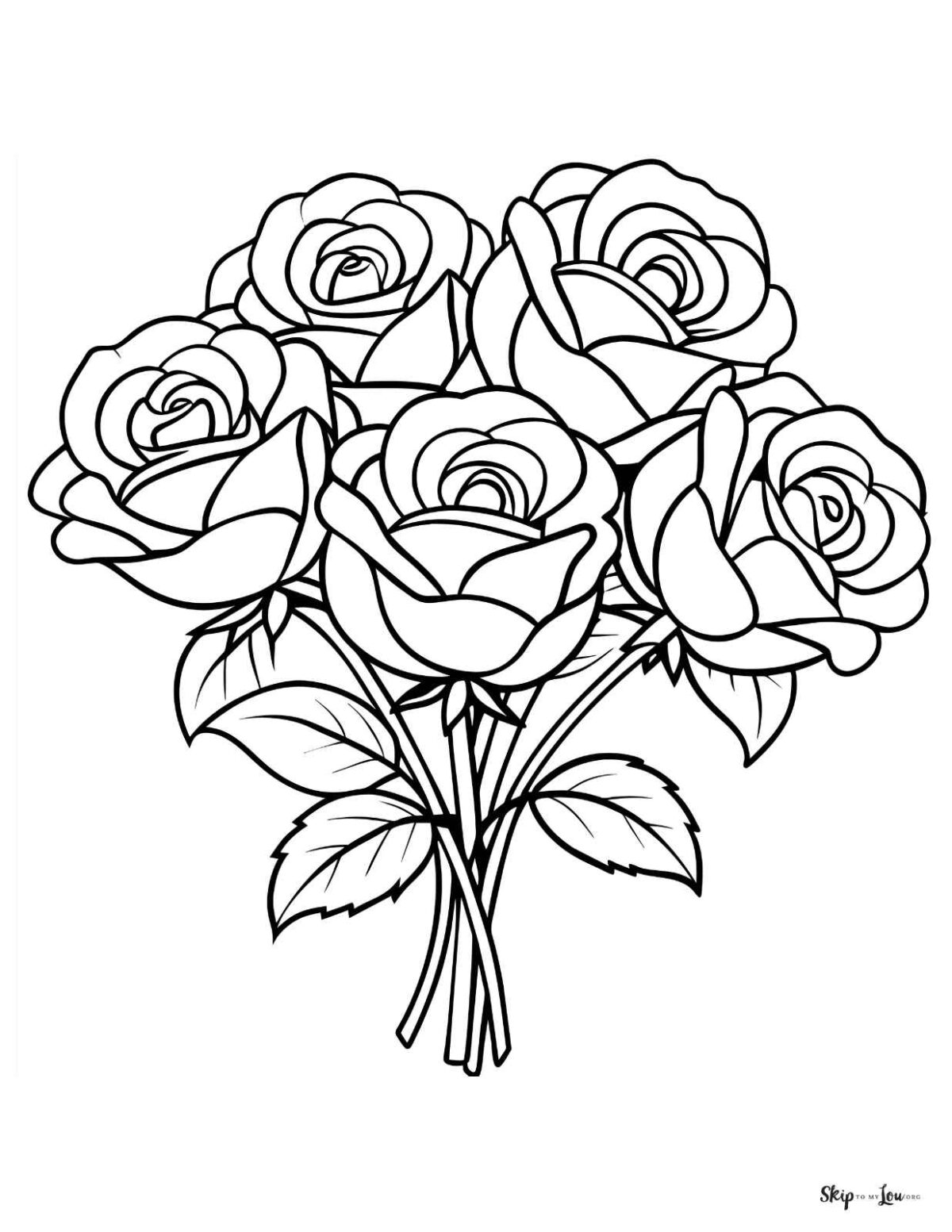 free printable flower coloring pages free printable flower coloring pages