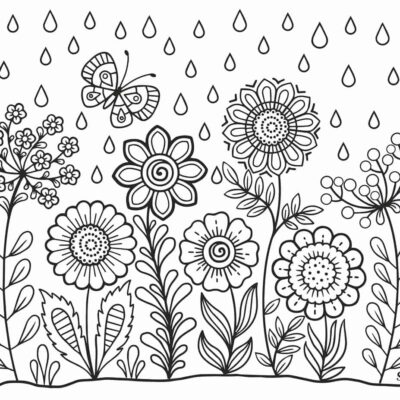 FREE Flower Coloring Pages For Kids And Adults Skip To My Lou