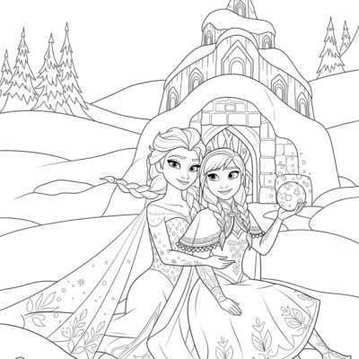 Free Frozen Coloring Pages Printable Fun For Kids