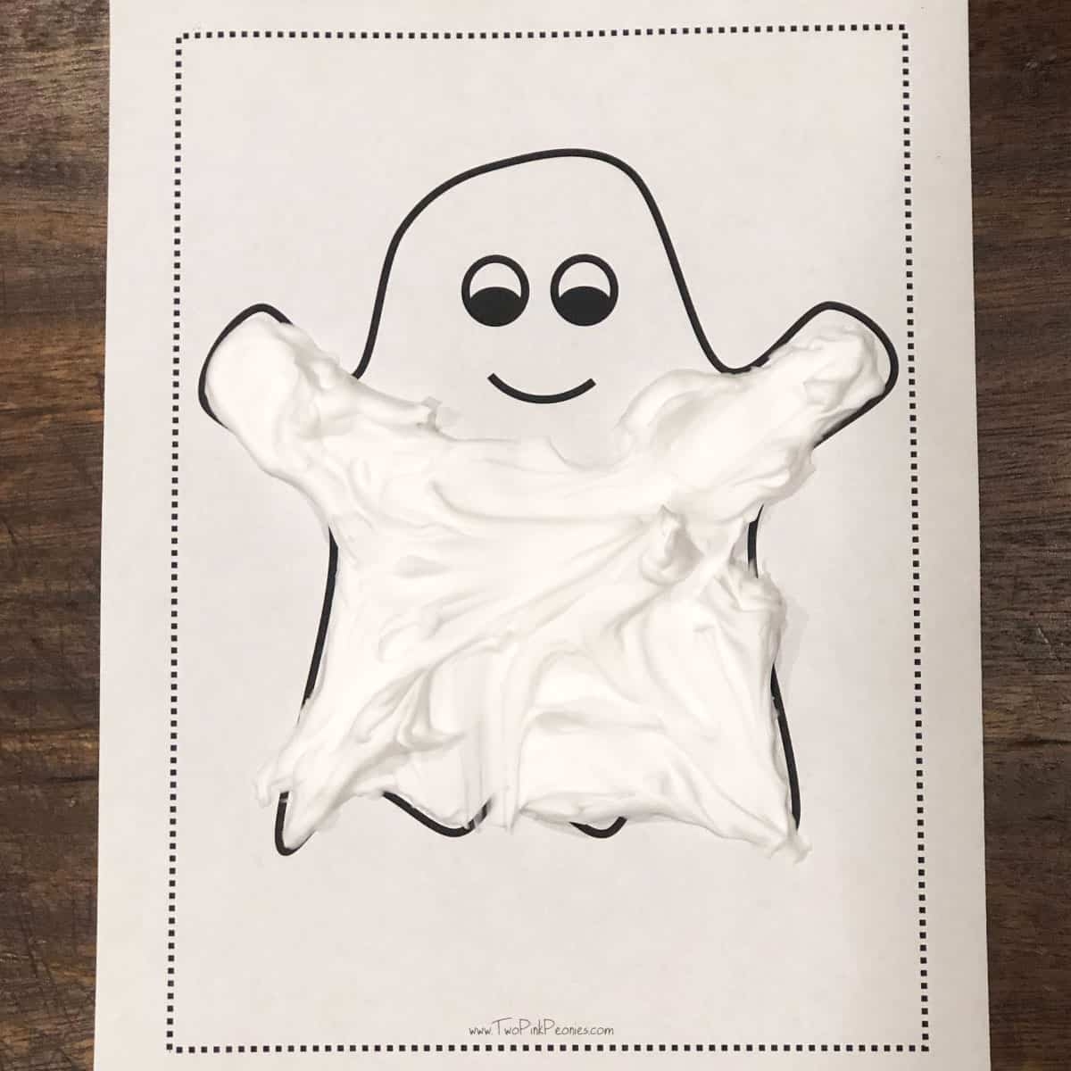 printable ghost template