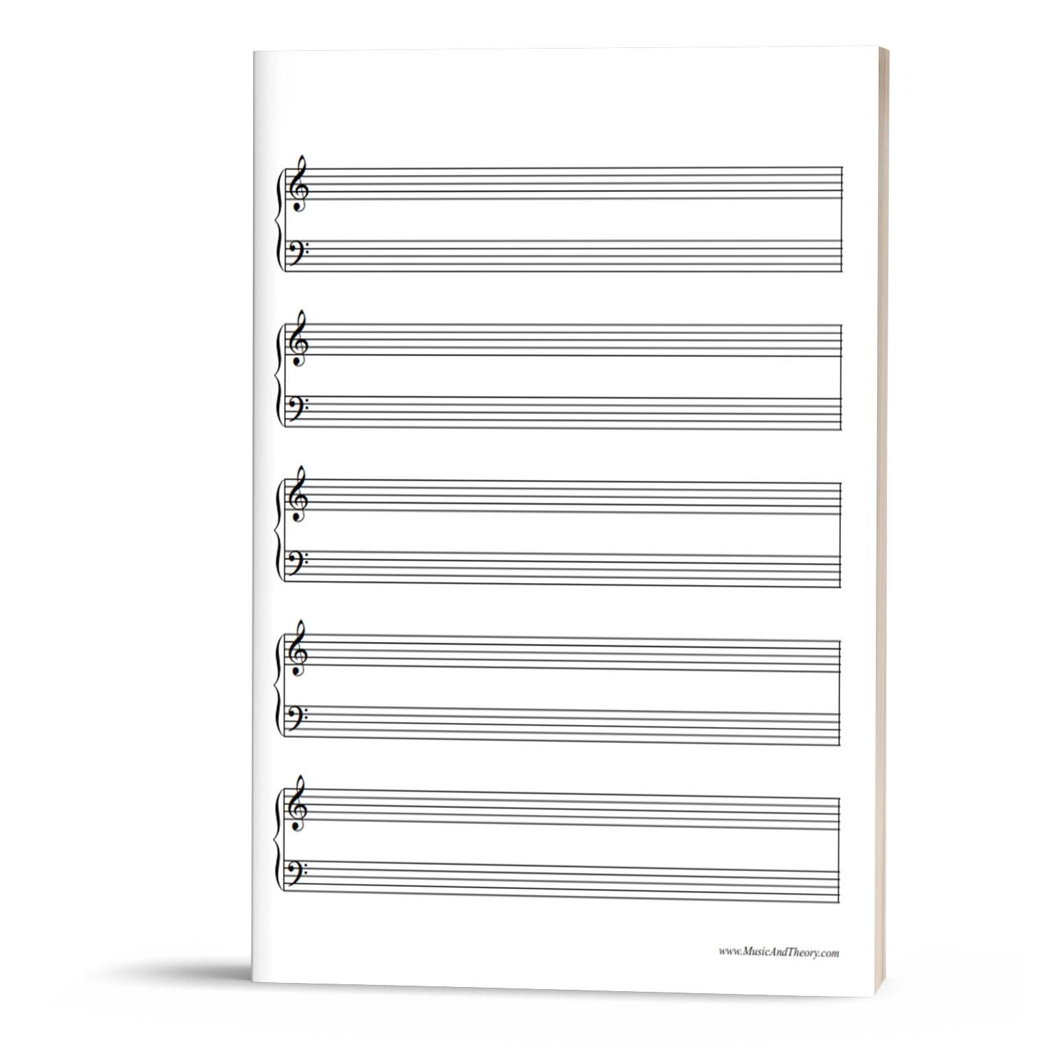 printable music staff paper