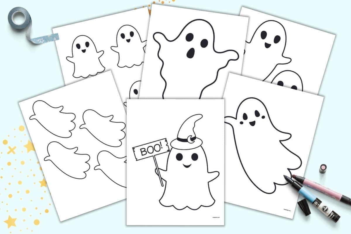 Free Halloween Ghost Printable Templates The Artisan Life Free Halloween Ghost Printable Templates The Artisan Life