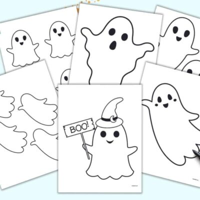 Free Halloween Ghost Printable Templates The Artisan Life