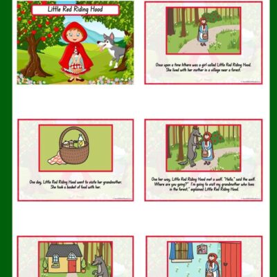 Free Little Red Riding Hood Story Posters