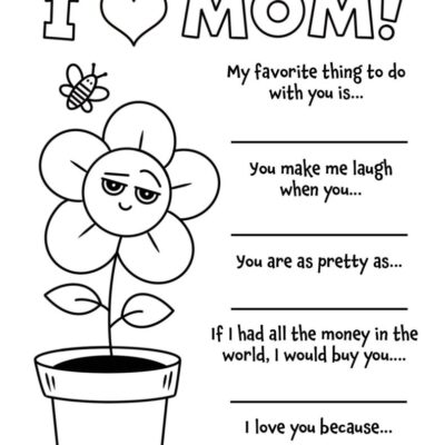 Free Mother s Day Printables And Mother s Day Craft For Preschool The Hollydog Blog