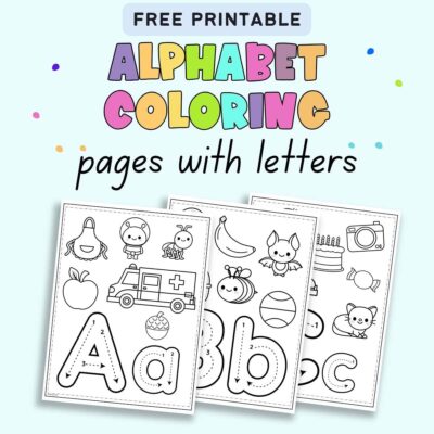 Free Printable Alphabet Coloring Pages A Z The Artisan Life
