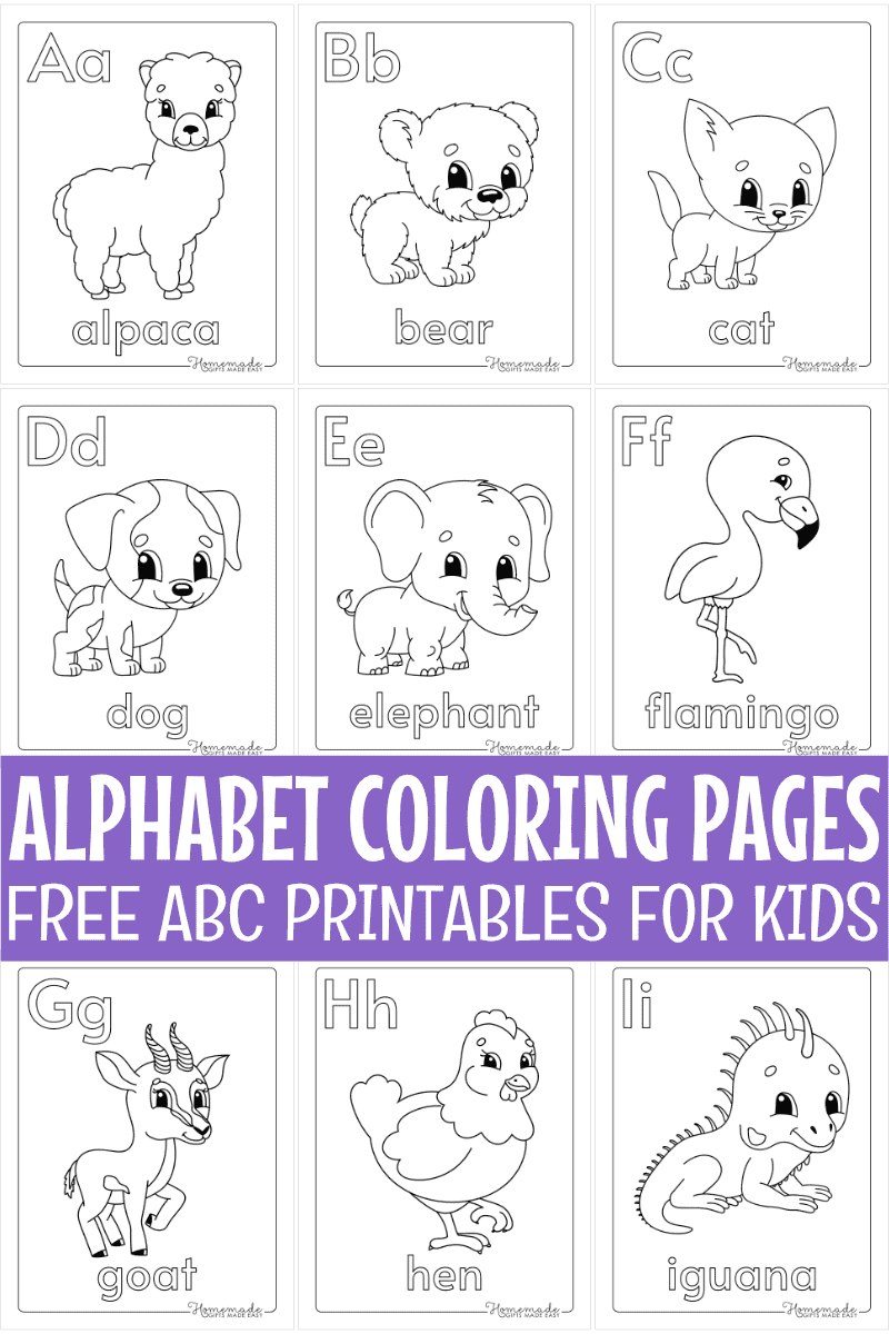 printable alphabet pictures to color