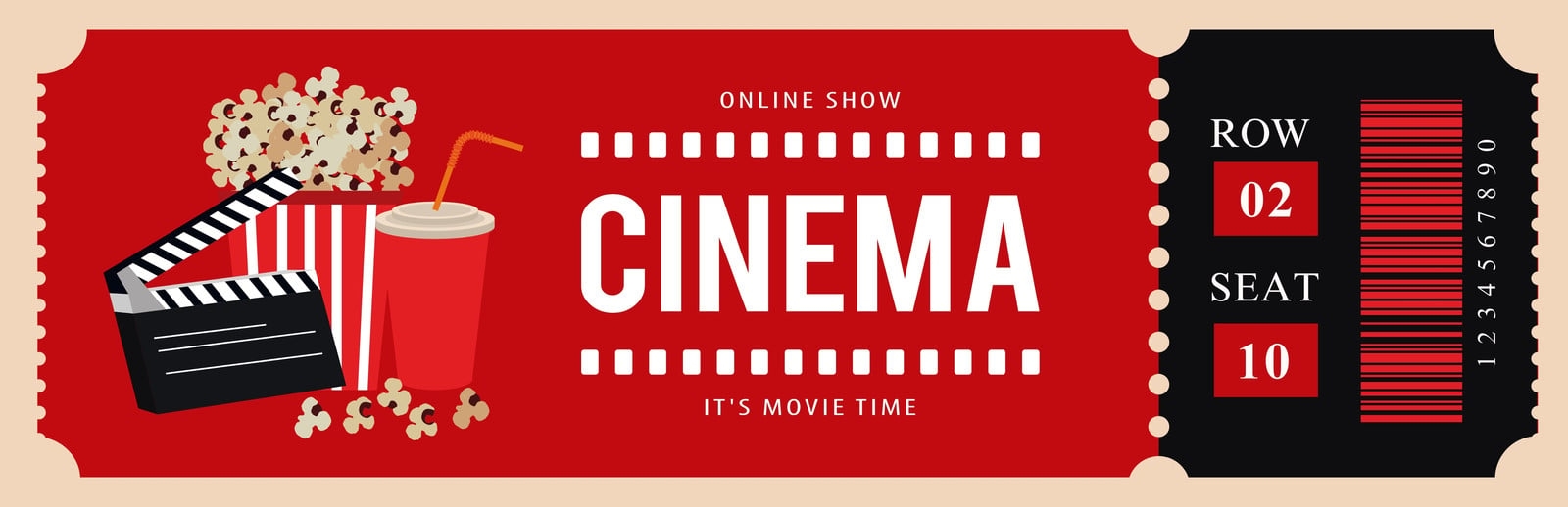 Free Printable And Customizable Movie Ticket Templates Canva Free Printable And Customizable Movie Ticket Templates Canva