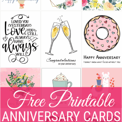 Free Printable Anniversary Cards