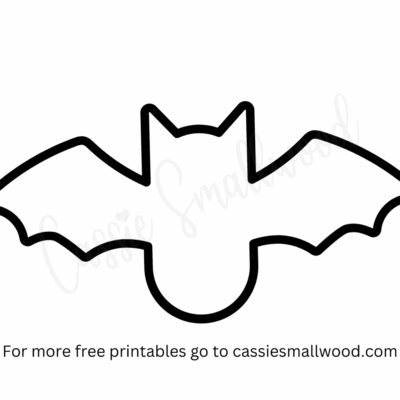 Free Printable Bat Templates Small Medium And Large Cassie Smallwood