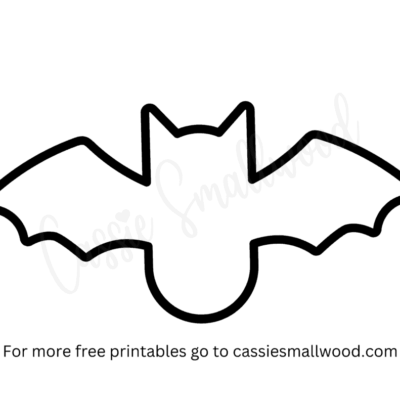 Free Printable Bat Templates Small Medium And Large Cassie Smallwood