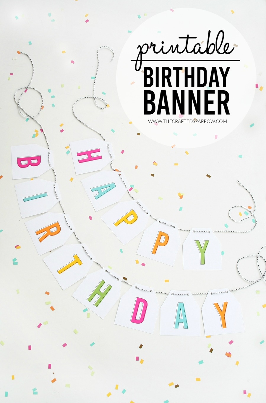 happy birthday sign printable