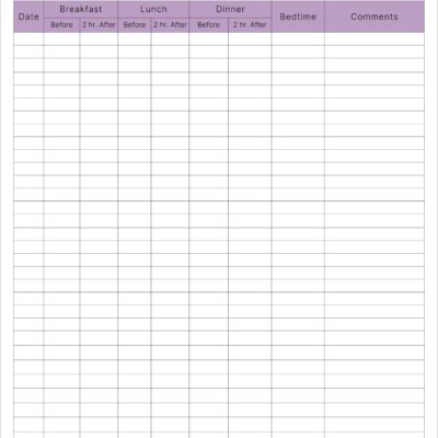 Free Printable Blood Sugar Log Sheet Aeroflow Diabetes