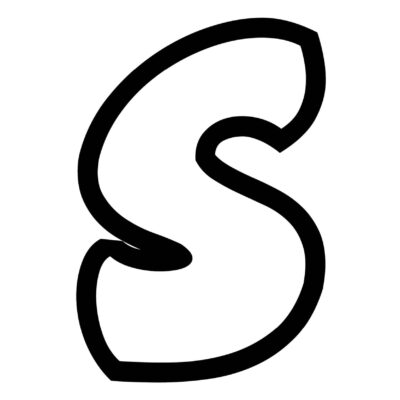 Free Printable Bubble Letter Stencils Bubble Letter S