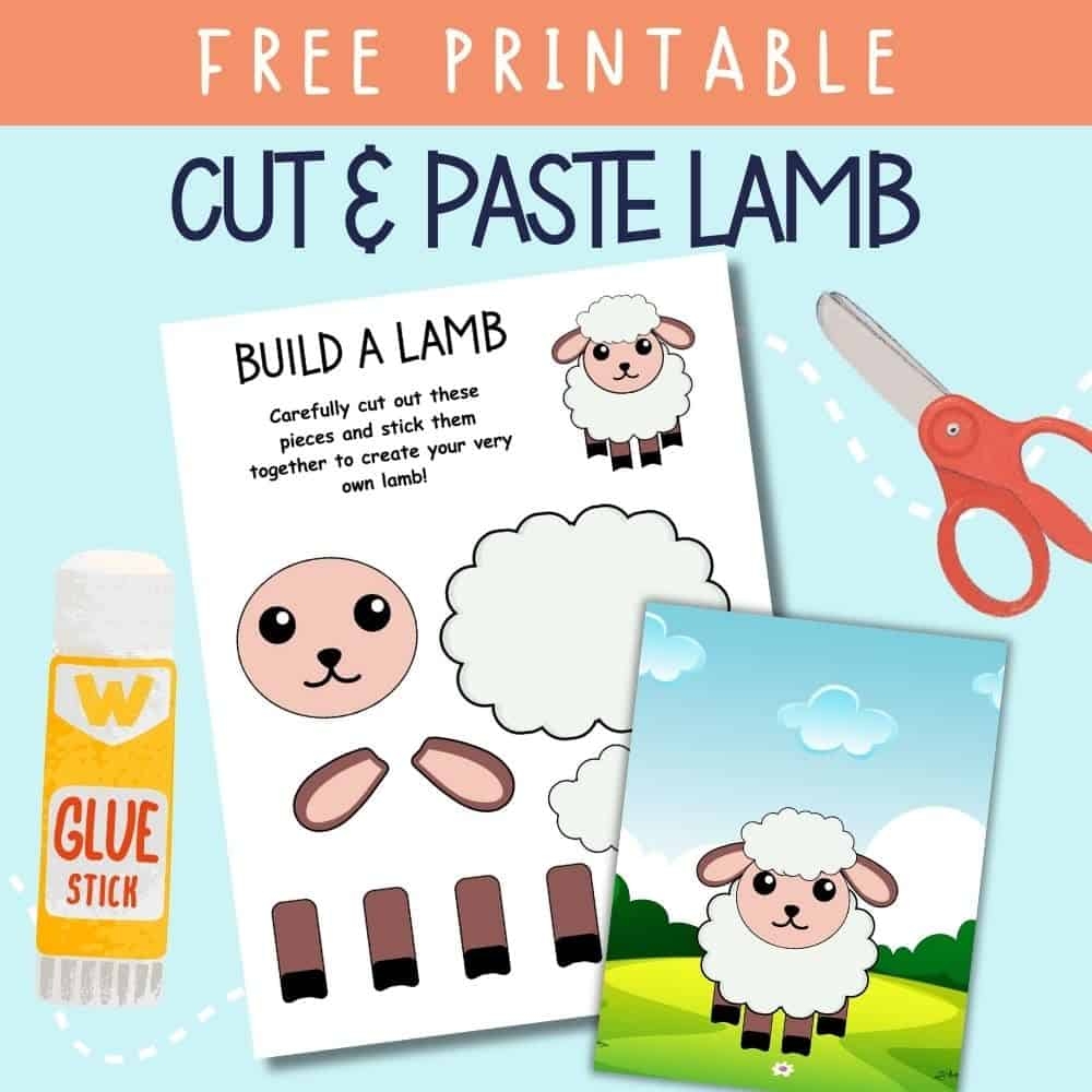 Free Printable Build A Lamb Craft The Artisan Life Free Printable Build A Lamb Craft The Artisan Life