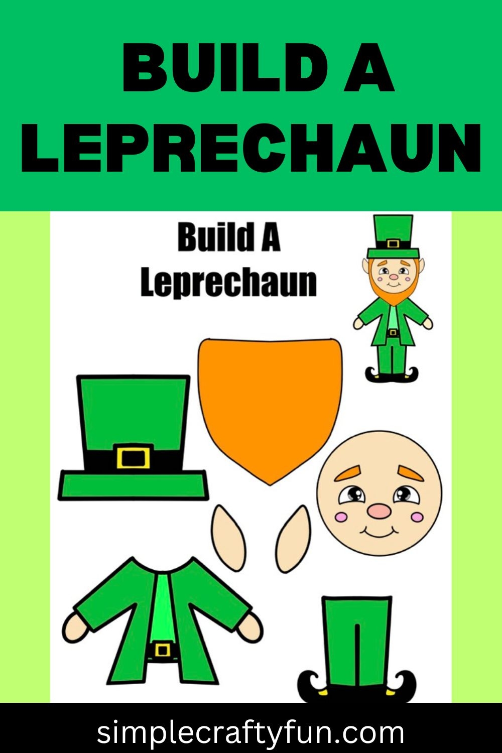 leprechaun template printable