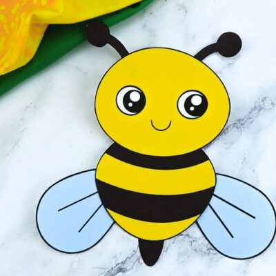 Free Printable Bumble Bee Craft Template Simple Mom Project