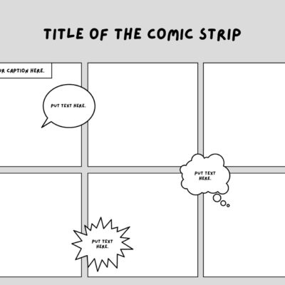 Free Printable Comic Strip Templates You Can Customize Canva