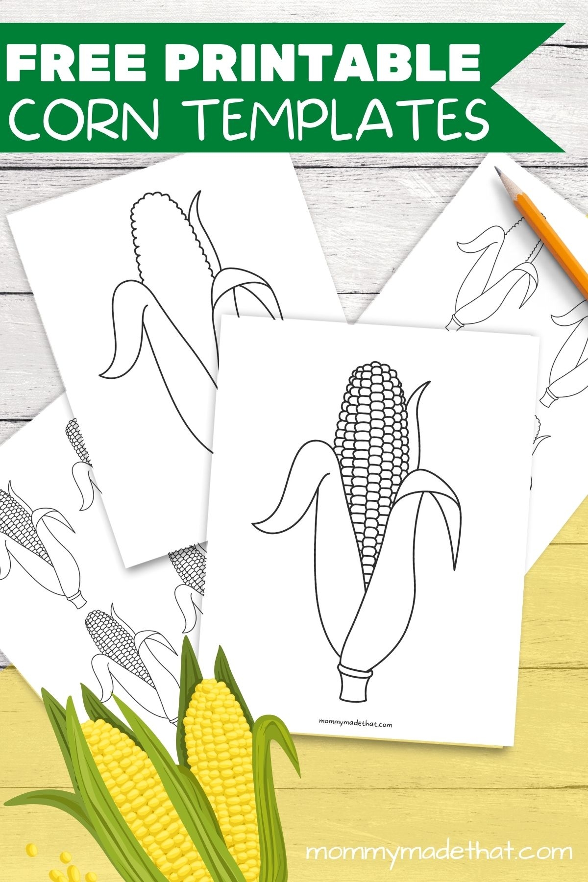 Free Printable Corn Templates Outlines For Fall Crafts Free Printable Corn Templates Outlines For Fall Crafts