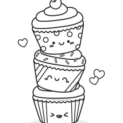 Free Printable Cupcake Coloring Pages Cute Coloring Pages For Kids
