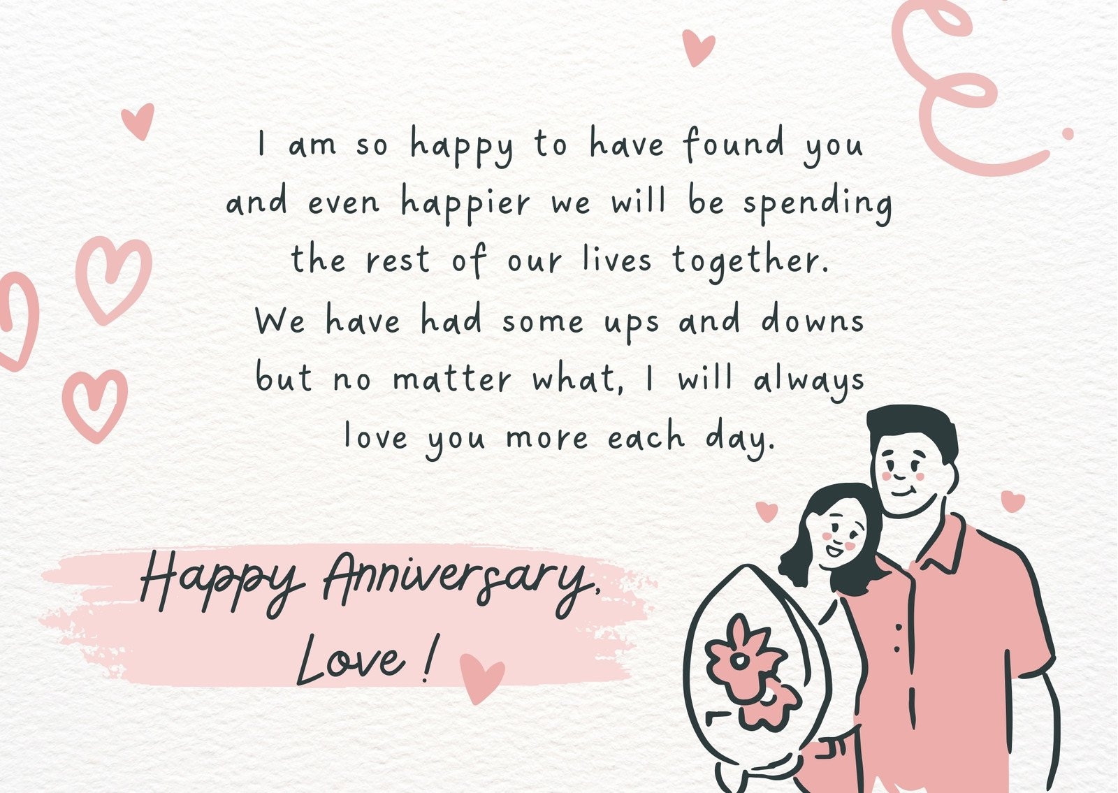 Free Printable Customizable Anniversary Card Templates Canva