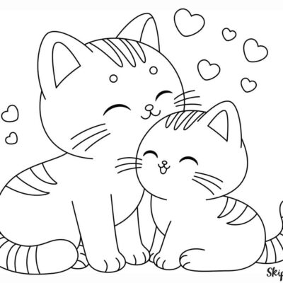 Free Printable Cute Kitten Coloring Pages Skip To My Lou