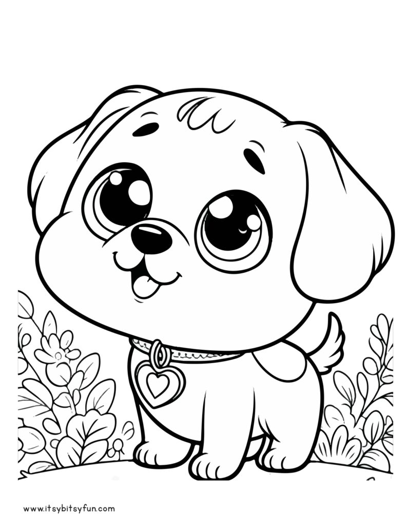 free printable coloring pages of dogs